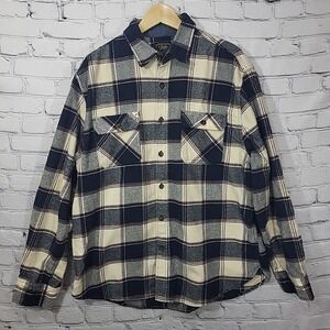 Jachs Heritage Flannel Shirt Mens XL 100% Cotton Plaid